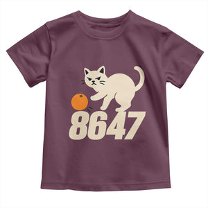 8647 FDT Toddler T Shirt Funny Cat Political Meme TS14 Maroon Print Your Wear