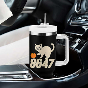 8647 FDT Tumbler With Handle Funny Cat Political Meme TS14 Print Your Wear
