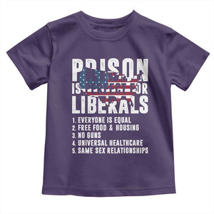 Prison Is Perfect For Liberals Toddler T Shirt Anti Liberal Quote