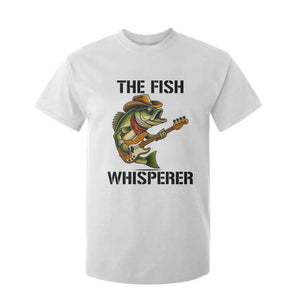Funny Bass Fishing T Shirt For Kid The Fish Whisperer Fisherman Humor TS14 White Print Your Wear