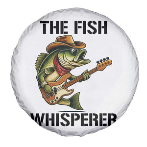 Funny Bass Fishing Spare Tire Cover The Fish Whisperer Fisherman Humor TS14 Print Your Wear