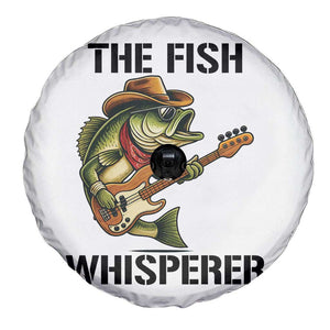 Funny Bass Fishing Spare Tire Cover The Fish Whisperer Fisherman Humor TS14 Print Your Wear