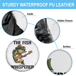 Funny Bass Fishing Spare Tire Cover The Fish Whisperer Fisherman Humor TS14 Print Your Wear