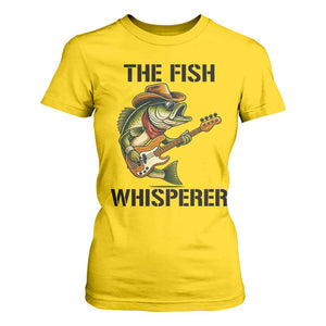 Funny Bass Fishing T Shirt For Women The Fish Whisperer Fisherman Humor TS14 Daisy Print Your Wear