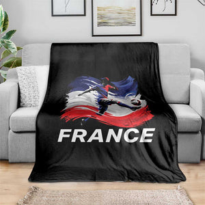France Soccer Football Fan French Flag Throw Blanket TS14 Print Your Wear