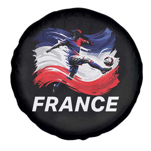 France Soccer Football Fan French Flag Spare Tire Cover TS14 Print Your Wear