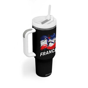 France Soccer Football Fan French Flag Tumbler With Handle TS14 Print Your Wear