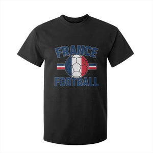French Flag France Soccer Football Fan T Shirt For Kid TS14 Black Print Your Wear