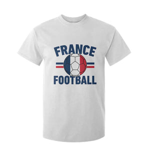 French Flag France Soccer Football Fan T Shirt For Kid TS14 White Print Your Wear