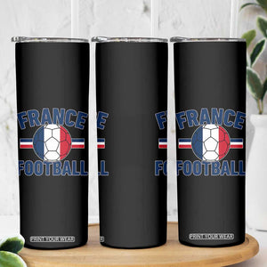 French Flag France Soccer Football Fan Skinny Tumbler TS14 Print Your Wear