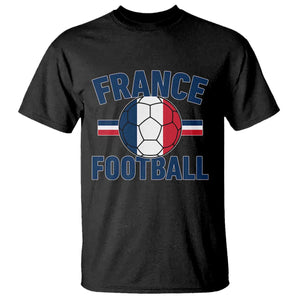 French Flag France Soccer Football Fan T Shirt TS14 Black Print Your Wear