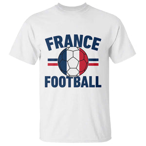 French Flag France Soccer Football Fan T Shirt TS14 White Print Your Wear
