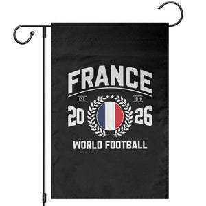 France Soccer Fan French Flag Patriotic Sports Garden Flag TS14 Black Print Your Wear