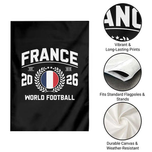 France Soccer Fan French Flag Patriotic Sports Garden Flag TS14 Print Your Wear