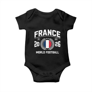 France Soccer Fan French Flag Patriotic Sports Baby Onesie TS14 Black Print Your Wear