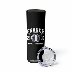 France Soccer Fan French Flag Patriotic Sports Skinny Tumbler TS14 Print Your Wear