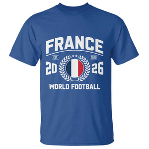 France Soccer Fan French Flag Patriotic Sports T Shirt TS14 Royal Blue Print Your Wear