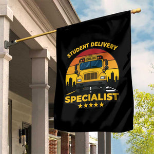 School Bus Driver Garden Flag Student Delivery Specialist TS14 Print Your Wear