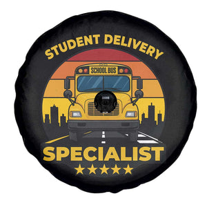 School Bus Driver Spare Tire Cover Student Delivery Specialist TS14 Print Your Wear