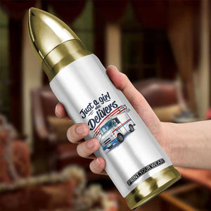Funny Postal Worker Bullet Tumbler Just A Girl Who Delivers TS14 Print Your Wear