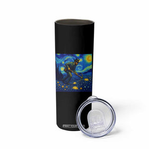 Gold Miner Starry Night Van Gogh Skinny Tumbler TS14 Print Your Wear
