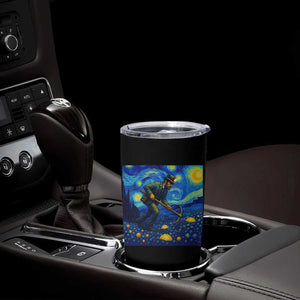 Gold Miner Starry Night Van Gogh Tumbler Cup TS14 Print Your Wear