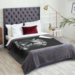 Funny Bigfoot Christmas Throw Blanket A Guy Like Me Is Hard To Find TS14 Print Your Wear