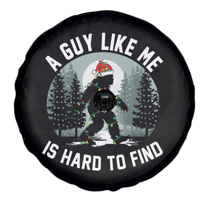 Funny Bigfoot Christmas Spare Tire Cover A Guy Like Me Is Hard To Find TS14 Print Your Wear