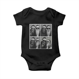 Funny Bigfoot Photobooth Christmas Baby Onesie Sasquatch Santa Claus Xmas TS14 Black Print Your Wear