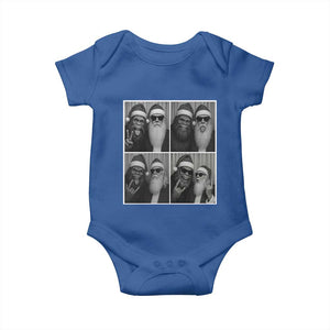 Funny Bigfoot Photobooth Christmas Baby Onesie Sasquatch Santa Claus Xmas TS14 Royal Blue Print Your Wear