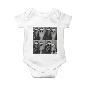 Funny Bigfoot Photobooth Christmas Baby Onesie Sasquatch Santa Claus Xmas TS14 White Print Your Wear