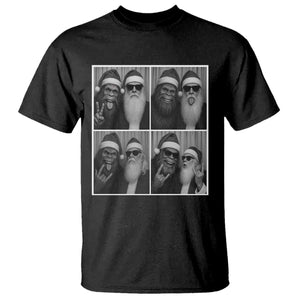 Funny Bigfoot Photobooth Christmas T Shirt Sasquatch Santa Claus Xmas TS14 Black Print Your Wear