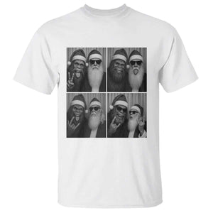 Funny Bigfoot Photobooth Christmas T Shirt Sasquatch Santa Claus Xmas TS14 White Print Your Wear