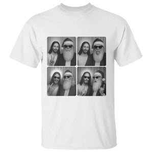 Funny Bigfoot Photobooth Christmas T Shirt Sasquatch Jesus Christian Xmas TS14 White Print Your Wear