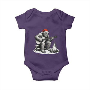 Bigfoot Guitar Christmas Baby Onesie Sasquatch Guitarist Music Xmas TS14 Purple Print Your Wear