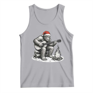 Bigfoot Guitar Christmas Tank Top Sasquatch Guitarist Music Xmas TS14 Athletic Heather Print Your Wear