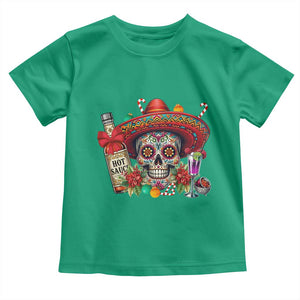 Cinco De Mayo Christmas Toddler T Shirt Mexican Sugar Skull Sombrero Tequila Party TS14 Irish Green Print Your Wear