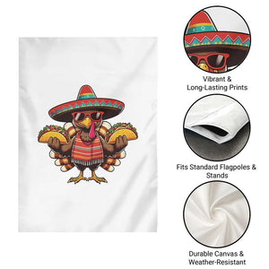 Funny Thanksgiving Turkey Garden Flag Taco Mexican Christmas TS14 Print Your Wear