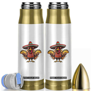Funny Thanksgiving Turkey Bullet Tumbler Taco Mexican Christmas TS14 White Print Your Wear