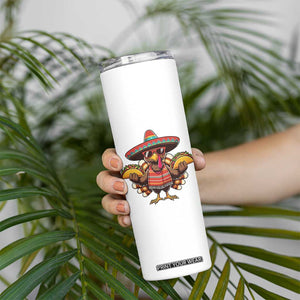 Funny Thanksgiving Turkey Skinny Tumbler Taco Mexican Christmas TS14 Print Your Wear
