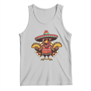 Funny Thanksgiving Turkey Tank Top Taco Mexican Christmas TS14 Ash Print Your Wear