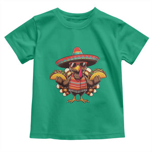 Funny Thanksgiving Turkey Toddler T Shirt Taco Mexican Christmas TS14 Irish Green Print Your Wear