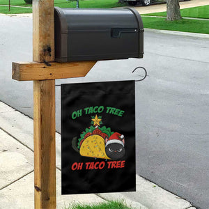 Funny Taco Cat Tree Christmas Garden Flag TS14 Print Your Wear