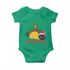 Funny Taco Cat Tree Christmas Baby Onesie TS14 Irish Green Print Your Wear