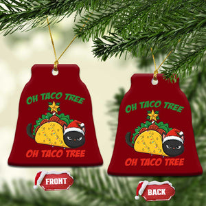 Funny Taco Cat Tree Christmas Ceramic Ornament TS14 Print Your Wear