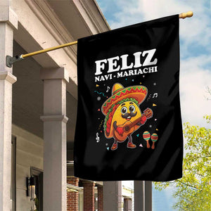 Funny Taco Mexican Christmas Garden Flag Feliz Navi Mariachi TS14 Print Your Wear