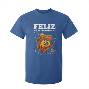 Funny Taco Mexican Christmas T Shirt For Kid Feliz Navi Mariachi TS14 Royal Blue Print Your Wear