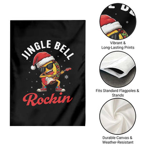 Funny Taco Christmas Garden Flag Jingle Bell Rockin TS14 Print Your Wear