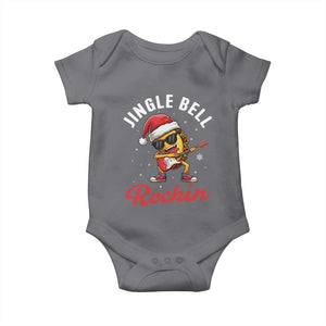 Funny Taco Christmas Baby Onesie Jingle Bell Rockin TS14 Charcoal Print Your Wear