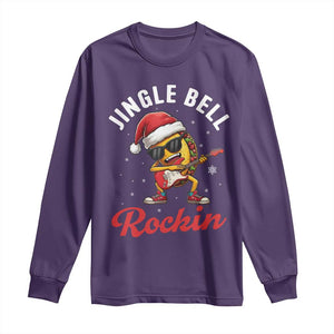 Funny Taco Christmas Long Sleeve Shirt Jingle Bell Rockin TS14 Purple Print Your Wear
